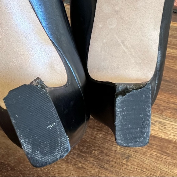 GUCCI Horseshoe Logo Black Leather Pumps US9 - Picture 15 of 15